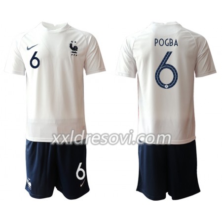 Francuska Paul Pogba 6 Drugi Dječji Komplet Dresovi za Nogomet Euro 2020 (+ kratke hlače)